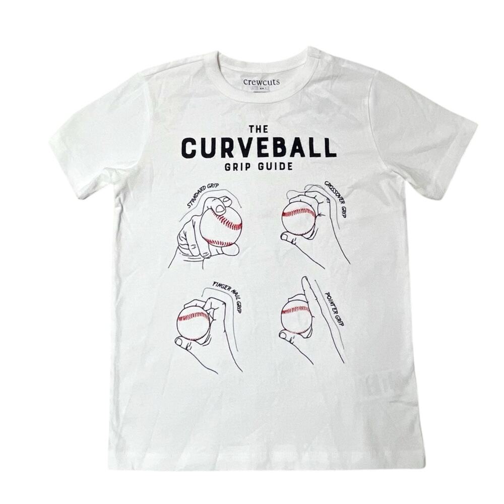 NWT Crewcuts Baseball Graphic Tee Size 6/7